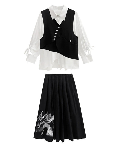 Angle Button Vest